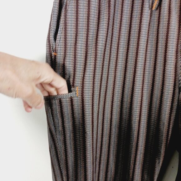 TALLIA Sport Men's Drawstring Pants, Cotton Stretch, Striped, Size Large, Casual - Picture 9 of 16